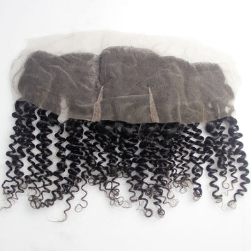 GS Virgin Hair 13X4 HD Deep Curly Lace Frontal 1PCS 100% Quality Human Hair